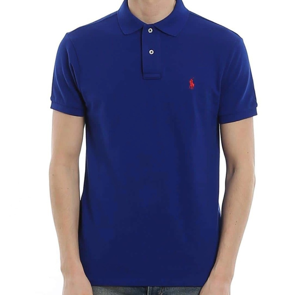 Polo by Ralph Lauren Men’s Short Sleeve Blue Shirt